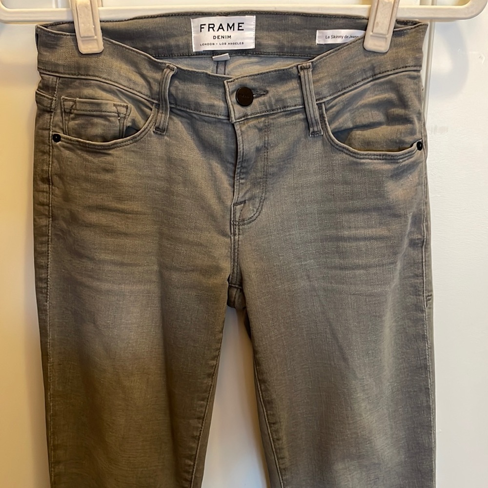 Frame Denim gray Le skinny de Jeanne jeans